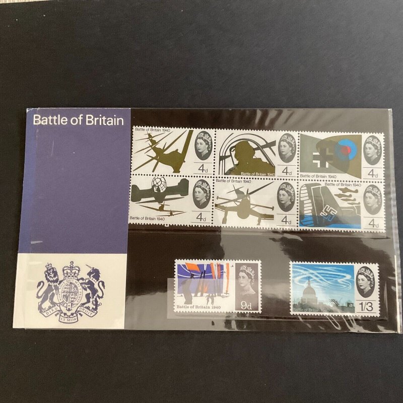 GB QEII 1965 Battle of Britain 25th Anniv Presentation Pack Original Cellophane