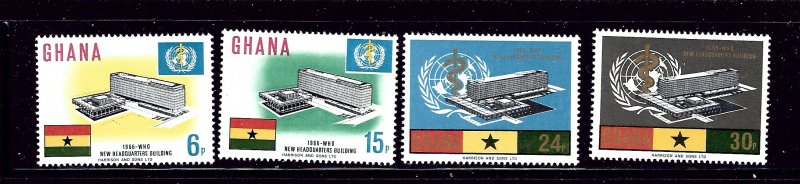 Ghana 247-50 MNH 1966 World Health Organization