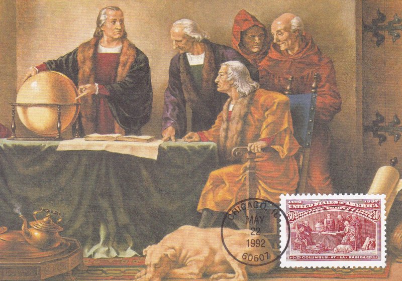 United States 1992 Christopher Columbus Discovery of America (16) Maximum Cards