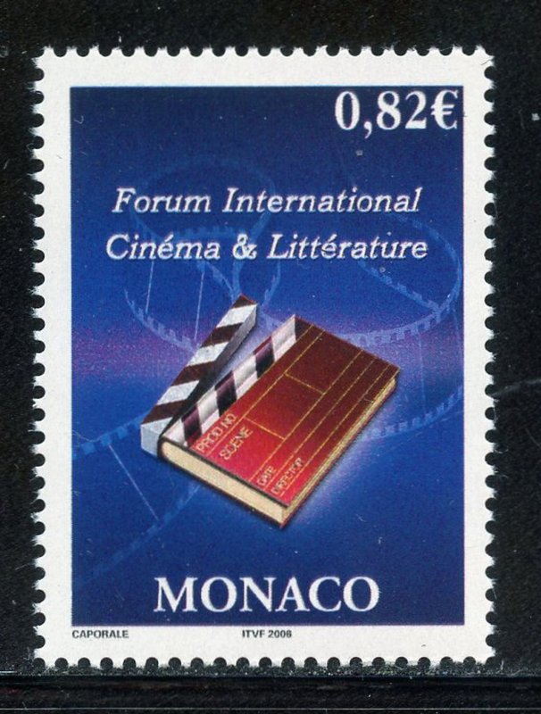 Monaco 2407 MNH, 5th. Intl. Film and Literature Forum Issue from 2006.