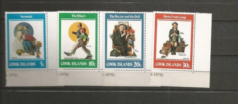 COOK ISLANDS SCOTT 683-6 MNH