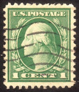 1917, US 1c, Washington, Used, Sc 498