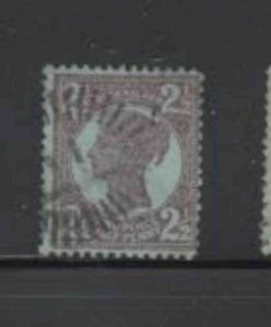 AUSTRALIA-QUEENSLAND #116 1897 2 1/2p QUEEN VICTORIA F-VF USED e