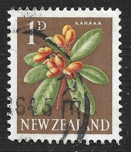 New Zealand #383 1c Flower - Karaka Flower
