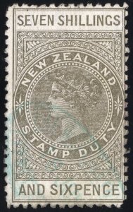 New Zealand Stamps # AR9 Used VF Fiscal Cancel Scott Value $400.00