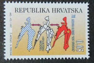 Croatia 1997 maps model mnh