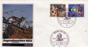 Berlin FDC Sc# 9NB88 9NB89 Childrens Stamps L13