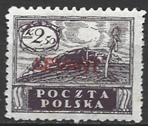 COLLECTION LOT 1481POLAND OFFICES IN TURKEY #2K10 MH 1919