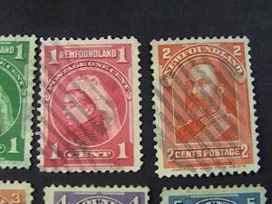 NEWFOUNDLAND # 78-85-USED---COMPLETE SET------1897-1901