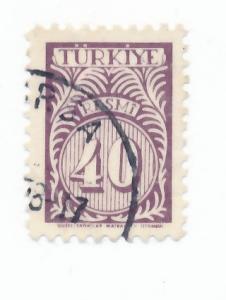 Turkey 1957 Scott o48 used - 40k, Numeral