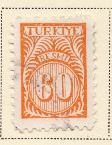 Turkey 1959 Early Issue Fine Used 60k. 086032