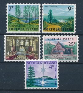 [117073] Norfolk Island 1966 Trees Christmas church mission centenary  MNH