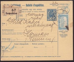 HUNGARY 1917 Parcel card ex FERENCZHALOM...................................69980
