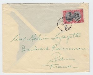 3c Royal Visit stamp preferred surface rate to FRANCE 1939, Canada cover