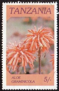 Tanzania 316 - Used - 5sh Aloe (1986)