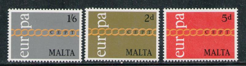 MALTA 1971 MNH SC.425/427 Europe CEPT