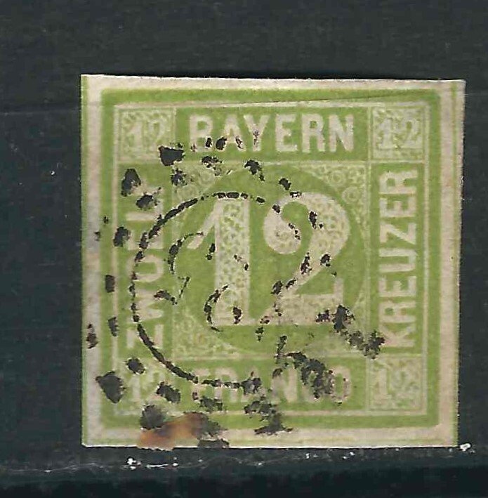 Bavaria 13 Used VF 1862 SCV $70.00