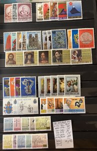 Vatican City MNH Selection #476//704- SCV=$14.50
