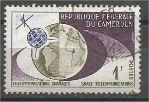 CAMEROUN, 1963, used 1fr, 1st TV connection, Scott 380