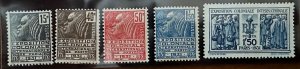 France 1930-31 Sc.258-262 Full Set MH