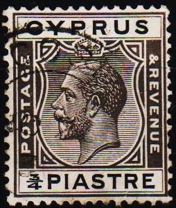 Cyprus.1924 3/4pi S.G.119 Fine Used