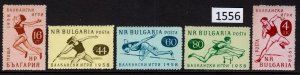$1 World MNH Stamps (1556), Bulgaria Scott 1030-1034, set of 5 MNH Sports