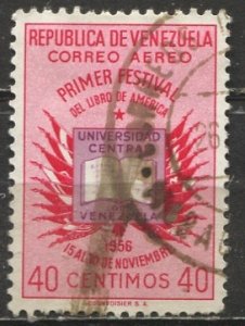 Venezuela 1957; Sc. # C633; Used Single Stamp