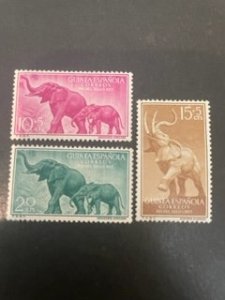 Spanish Guinea sc 348,B43,B44 MH