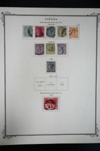 Jamaica 1800s to 1960s Stamp Collection