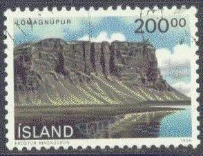 ICELAND 714 USED 1990 LANDSCAPE-LOMAGNUPUR