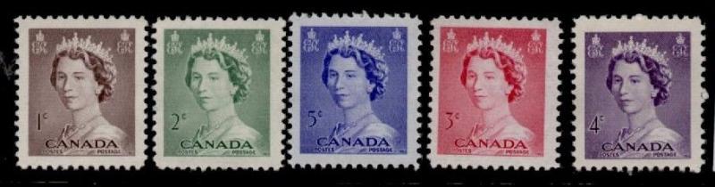 Canada 325-9 MNH Queen Elizabeth - Karsh