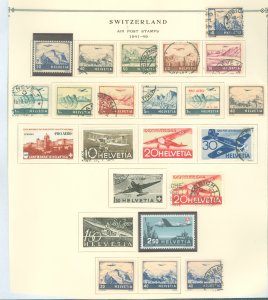 Switzerland #C27/C44  Single (Complete Set)