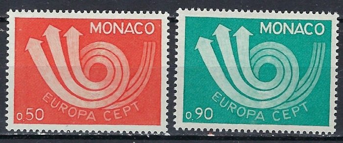 Monaco 866-67 MH 1973 Europa (ak2996)