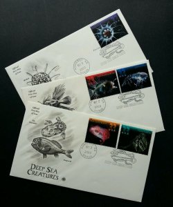 *FREE SHIP USA US Deep Sea Creatures 2000 Marine Life Underwater Fish (FDC)