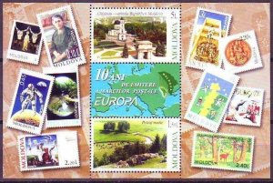 2003 Moldova 465-466/B29 10th Anniversary Of Moldovan Europa Stamps