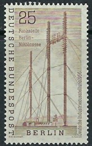 Germany Berlin 9N143 MNH 1956 Radio Station (ak4093)