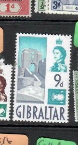 GIBRALTAR  (PP1511B)  QEII   9D   SG 168       MNH 