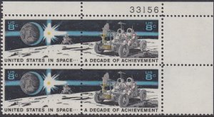 1435b Space Achievement Plate Block MNH