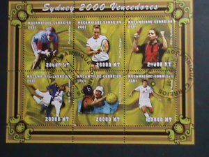 MOZAMBIQUE-1960 SC#1426-SYDNEY 2000-SUMMER OLYMPIC -CTO SHEET- VERY FINE