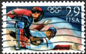 United States 2619 - Used - 29c Olympics / Baseball (1992) (2)