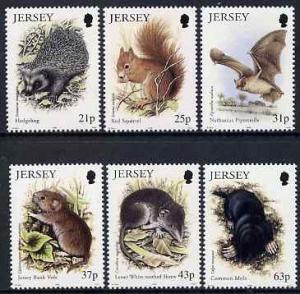 Jersey 1999 Small Mammals set of 6 unmounted mint, SG 911-16