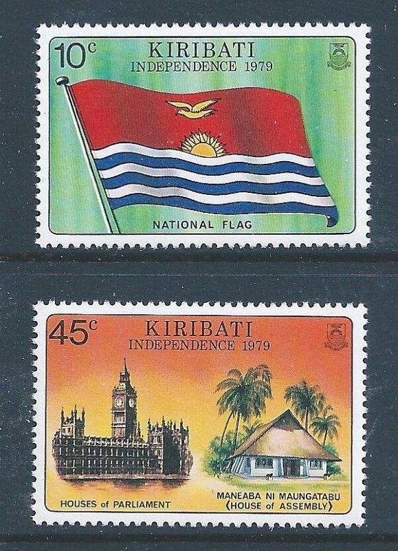 Kiribati #325-6 NH Independence