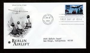 U.S. 1998 FDC Berlin Airlift!