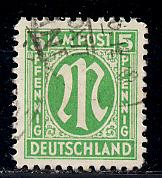 Germany AM Post Scott # 3N4, used, variation