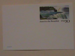 ​UNITED STATES-1991-AMERICA THE BEAUTIFUL-NIAGALA FALLS MNH POST CARD-VF