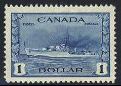 Canada #249-262 Cat$115.05, 1942-43 War Effort, 1c-$1, complete set, hinged