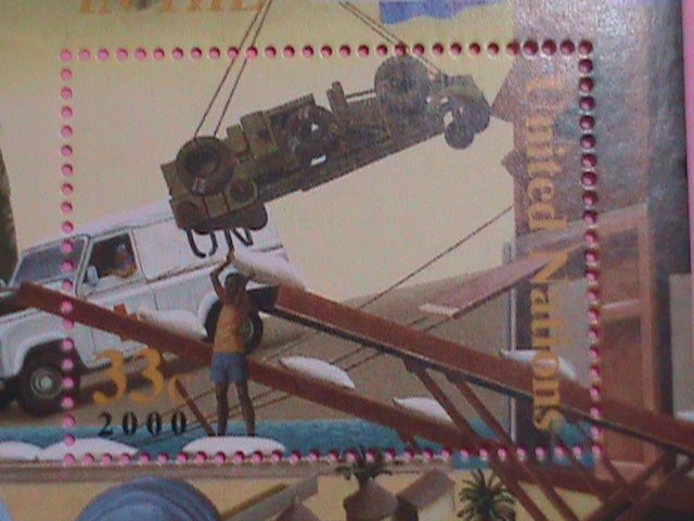 U.N. STAMP: 2000- SC# 783- 21ST CENTURY OF U.N. MINT NOT HING SHEET.   VERY RARE
