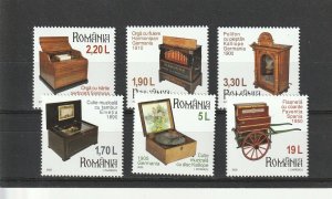 Romania STAMPS 2020 MUSICAL BOX ART GERMANY SPAIN MNH SET POST