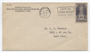 1926 Minneapolis #628 5ct ericsson FDC bank corner card [a39.60]