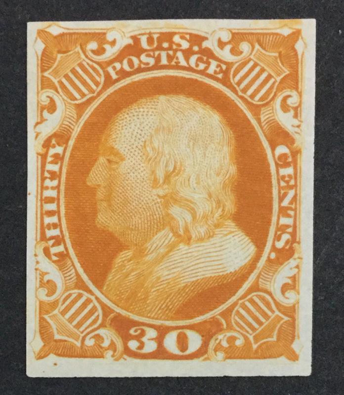 US #46P3 PLATE PROOF ON INDIA $ LOT #1071